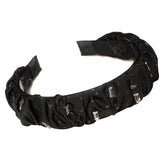 Coronita Aplicatii Cristale Negru